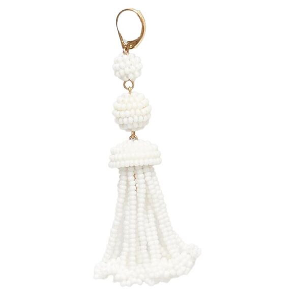 Celine Phoebe Philo beaded tassel drop earrings Pair - Picture 1 of 5
